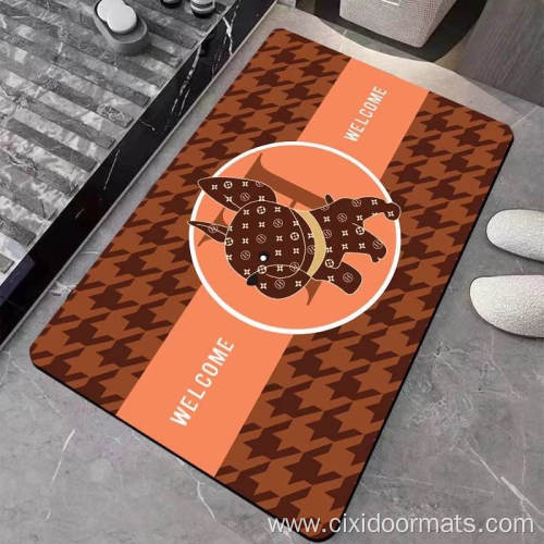 Hot selling non-slip rubber door mat bath mat